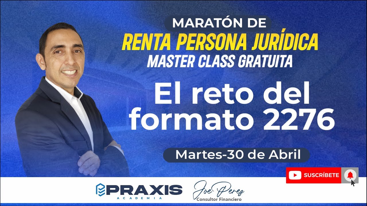 EL RETO DEL FORMATO 2276 - MASTERCLASS GRATUITA