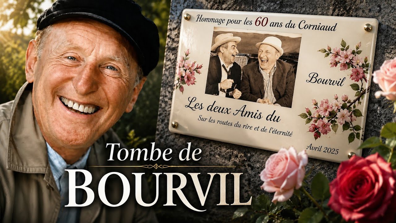 Tombe de Bourvil #bourvil #louisdefunes #film