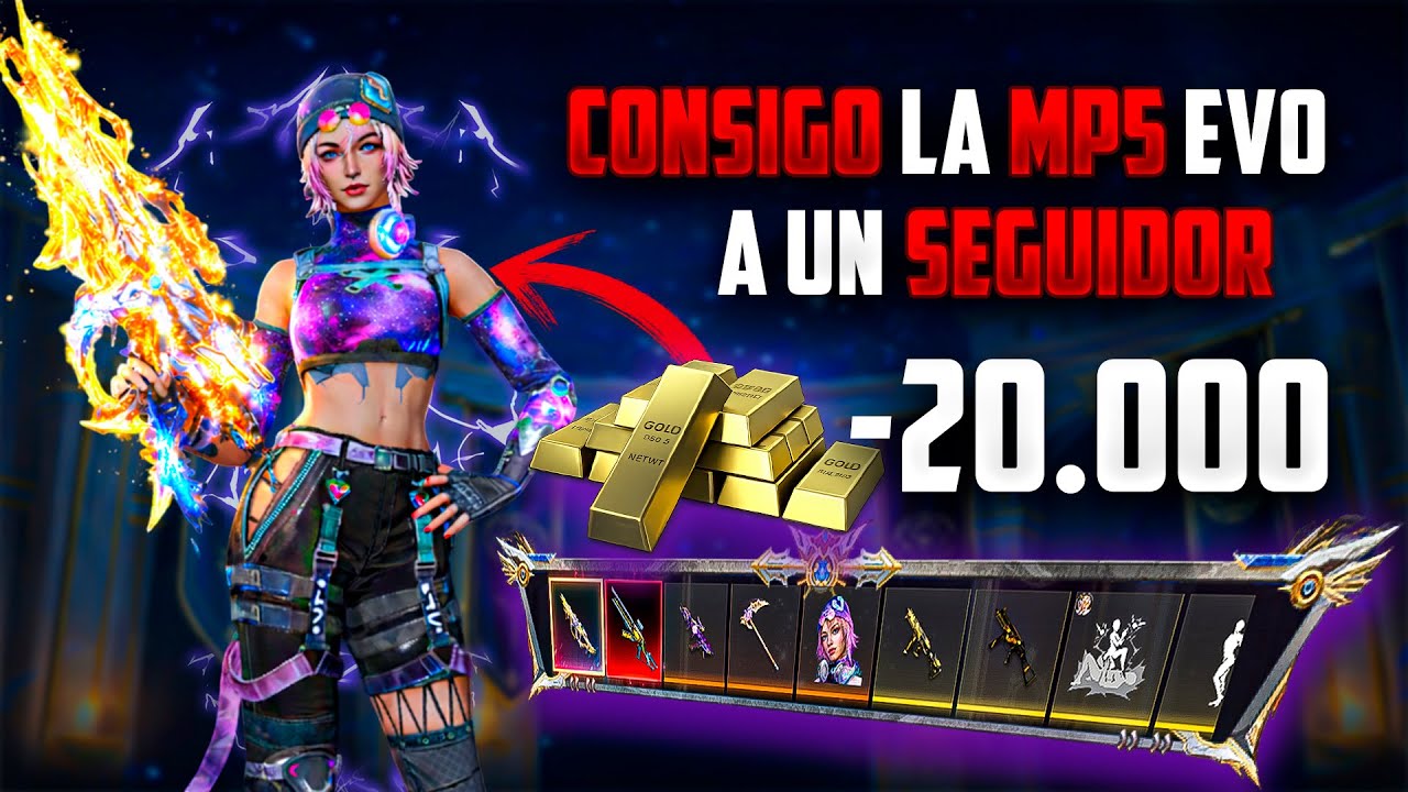 ¡GASTÉ 20.000 DE ORO! 😱 CONSIGO LA MP5 EVO A UN SEGUIDOR EN BLOOD STRIKE 👑