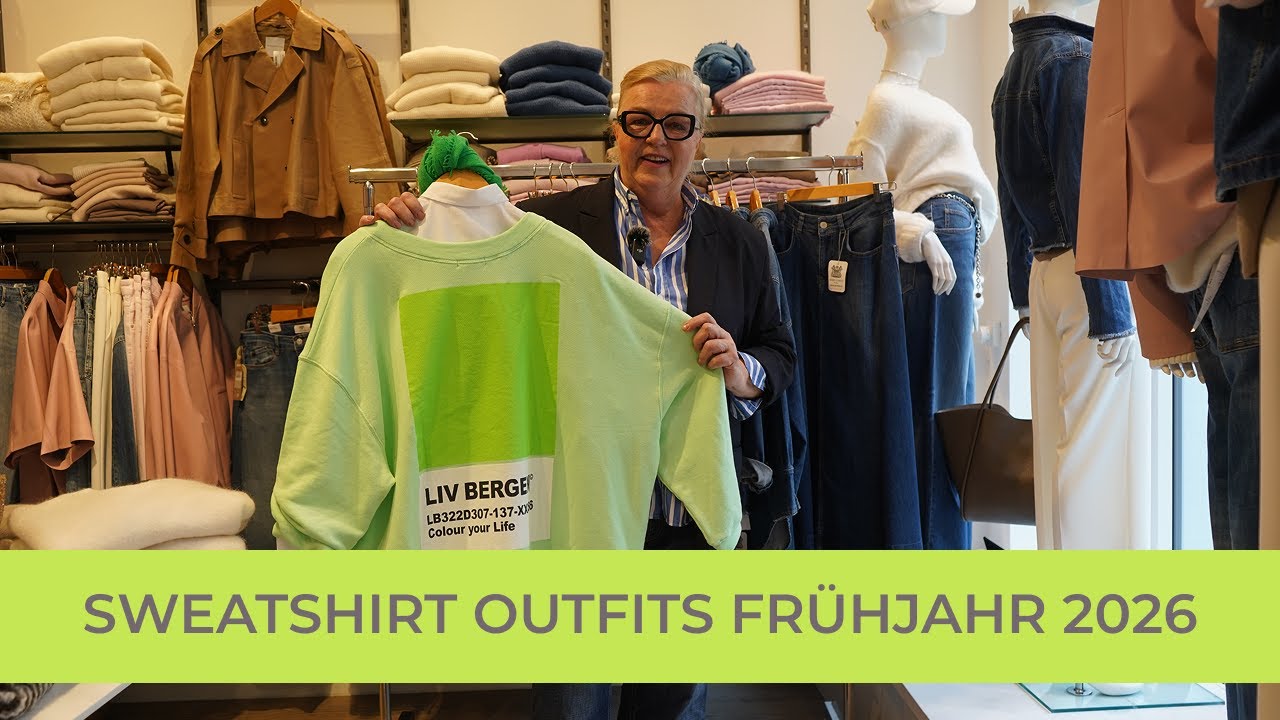 Sweatshirt Outfits Frühjahr 2026 🌸 | Outfit Ideen für JEDEN Tag