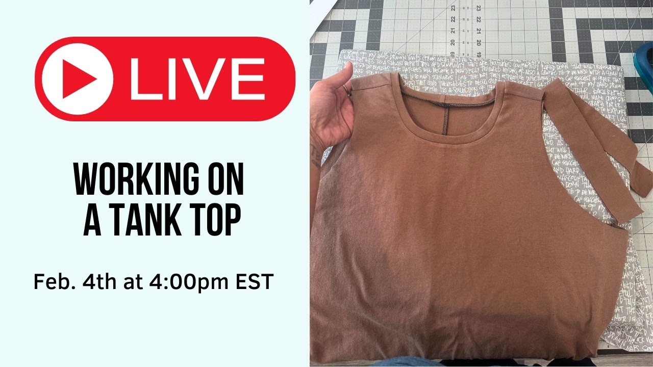 WIP WEDNESDAY #201: I'm making the Aaronica Tank by Seamwork!