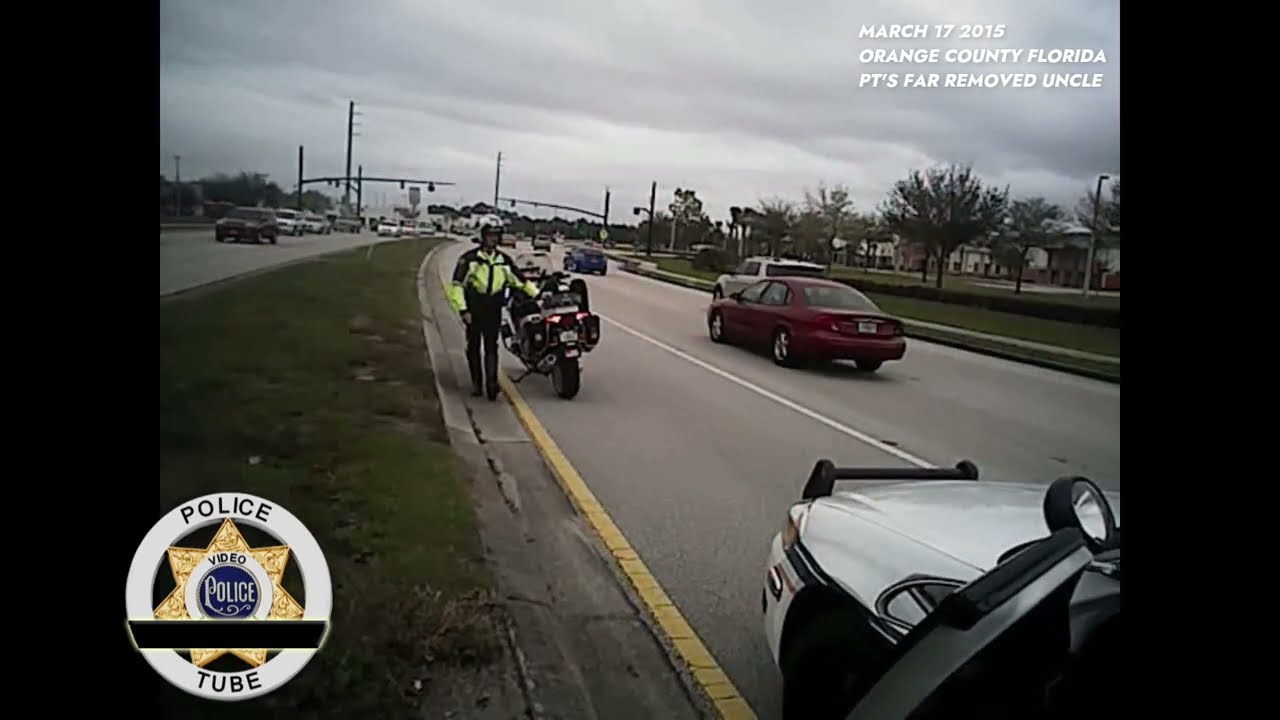 Fake Cop Jeremy Dewitte Pulled Over in 2015   Illegal Motorcycle Escort
