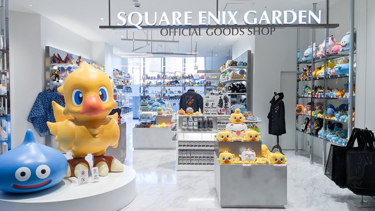 Let's Explore the Square Enix Garden Shop in Shibuya