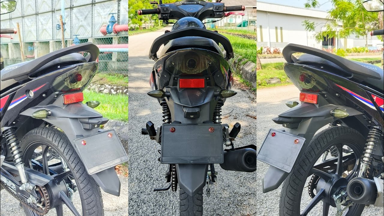 Kriss MR3 - Lampu & Signal Belakang Smoke #modenas #kriss110 #repair #modified