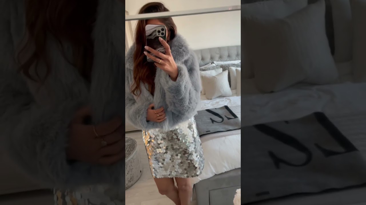 Short and Cropped Fur Jacket
