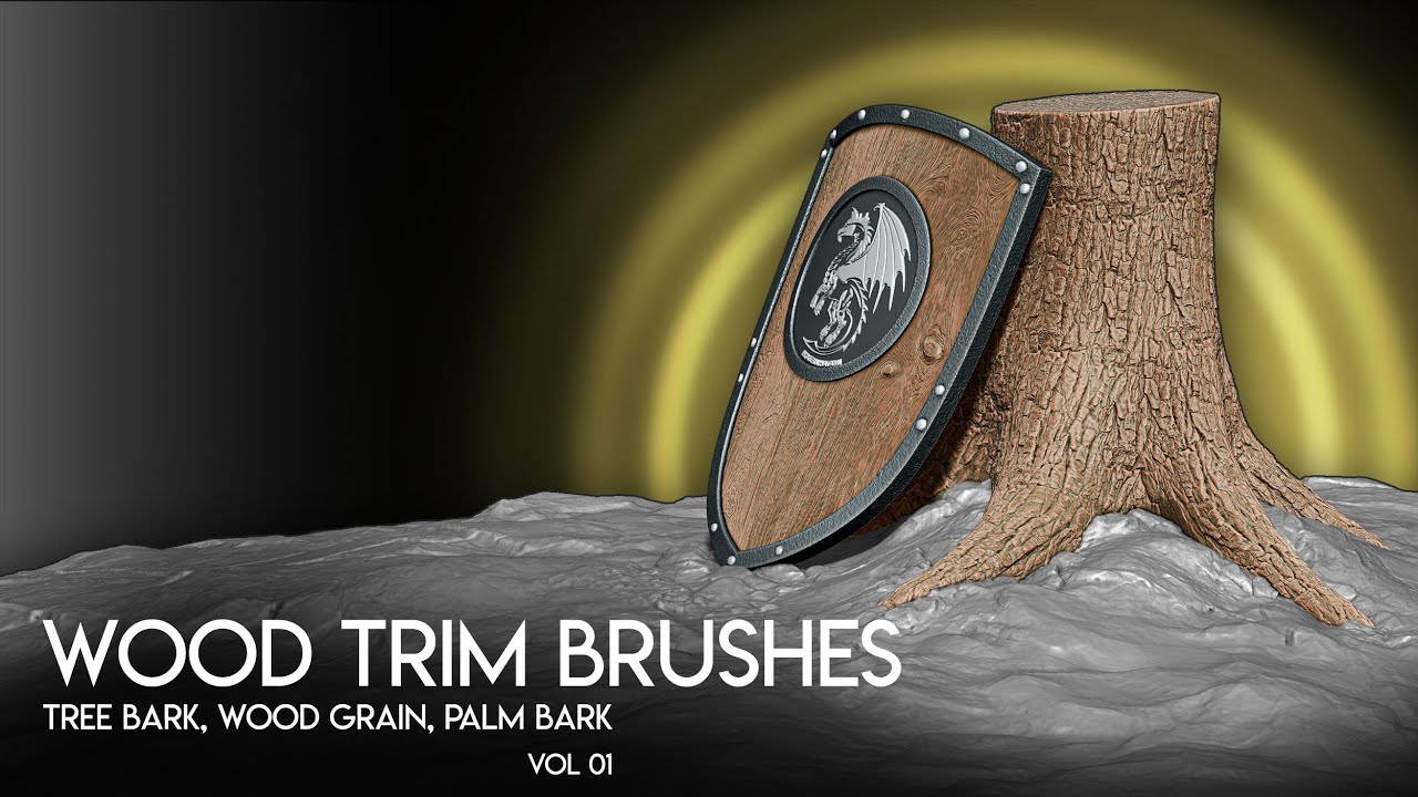 Wood Trim Brushes | Vol.01