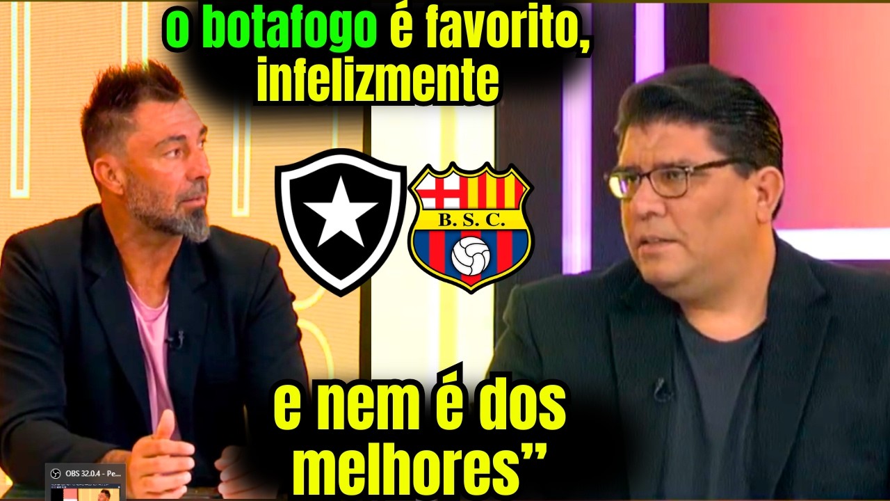 EQUATORIANOS ESTÃO PREOCUPADOS COM O BOTAFOGO