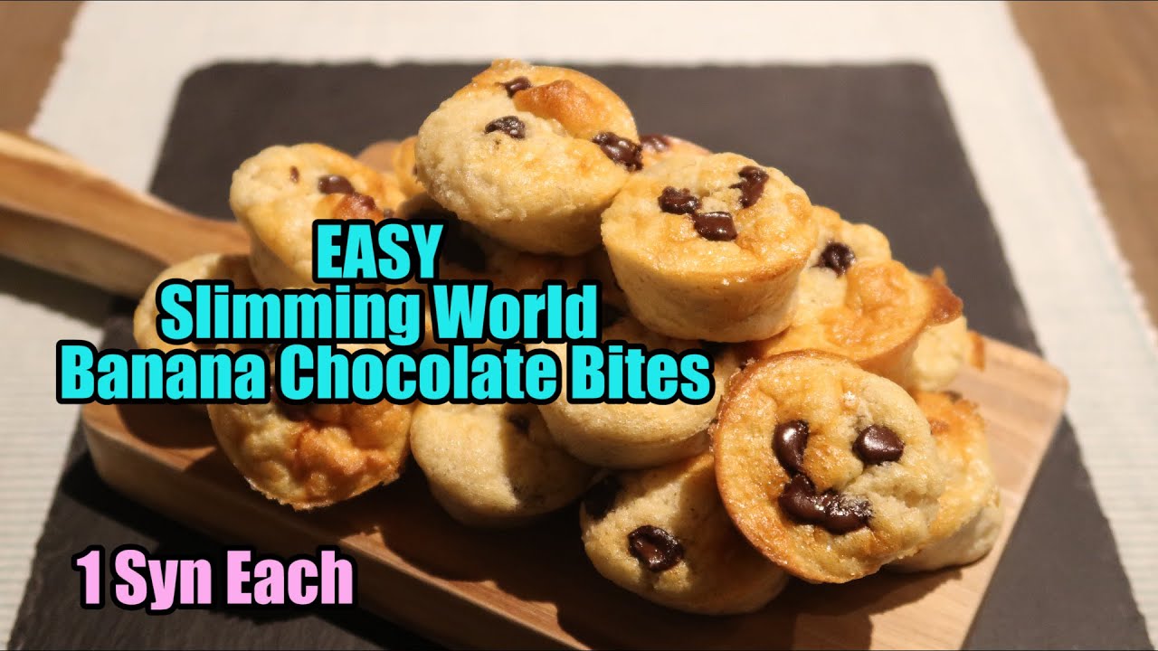 EASY Slimming World Banana Chocolate Bites - 1 Syn Each