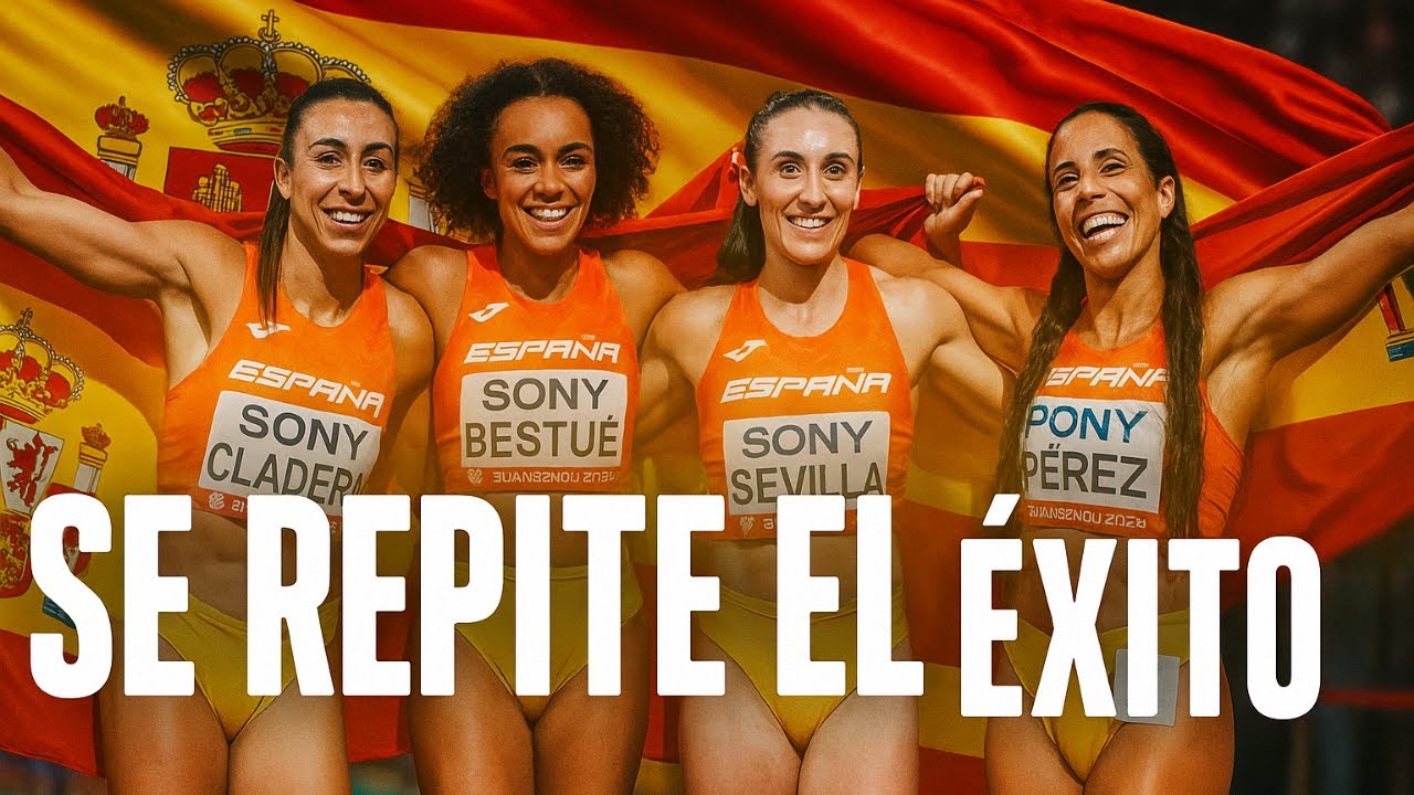 Se repite el Éxito.Doble golpe Español 4*100m y 200m