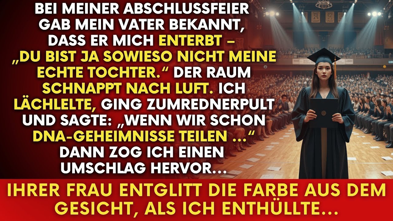 25„Bei meinem Abschluss verstieß mich mein Vater –also enthüllte ich ein Geheimnis, das alles ände