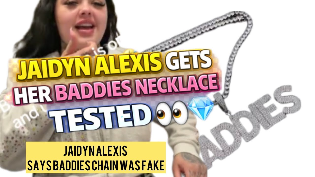 Джейдин Алексис проверяет на прочность свое колье Baddies 👀💎