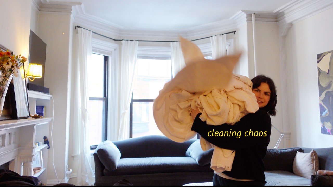 apartment reset before going out of town (cleaning vlog)