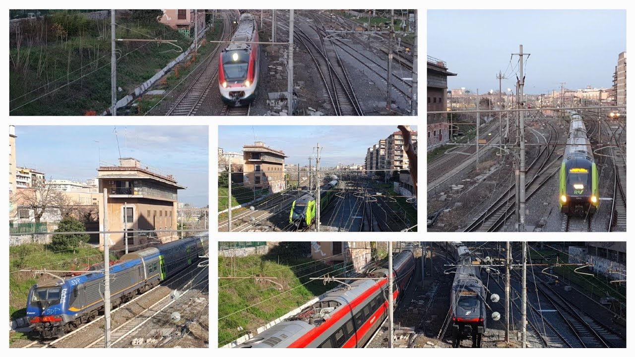 Intenso viavai di Regionali e Frecce a #romatuscolana
