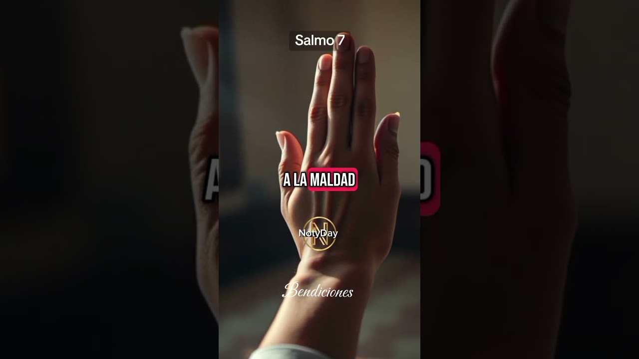 Salmo7 #PazEnDios   #ConfianzaEnDios #Fe #Dios #Biblia  #PalabraDeDios #Salmos  #FeCat&oacute;lica #Salmo7
