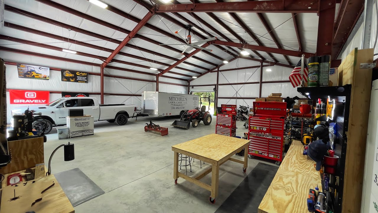 DREAM SHOP - 50x60 / 3,000 sf!  Complete tour!