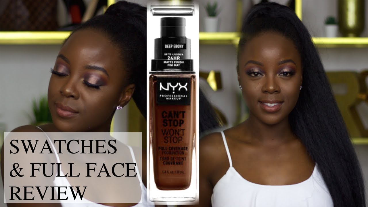 FIRST IMPRESSION | NYX Can't Stop Won't Stop Foundation in WALNUT