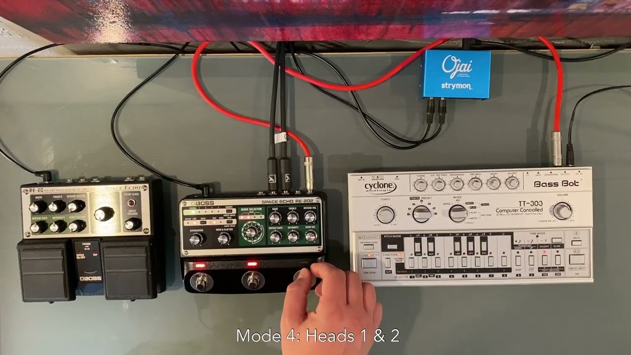 Boss RE-202 vs RE-20 - Roland Space Echo Pedal + Synth Shootout