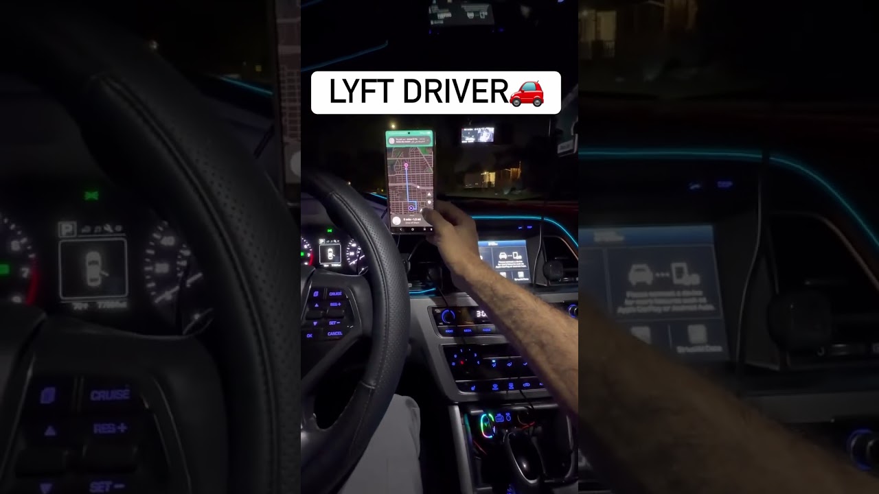 الشغل بالعربيه Lyft driver 🚗