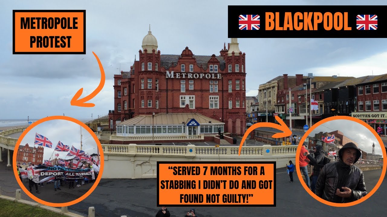 ПРОТЕСТ В ОТЕЛЕ &laquo;МЕТРОПОЛЬ&raquo; 🏨🇬🇧 | БЛЭКПУЛ БОЛЬШЕ НЕ ГОВОРИТ ❗️