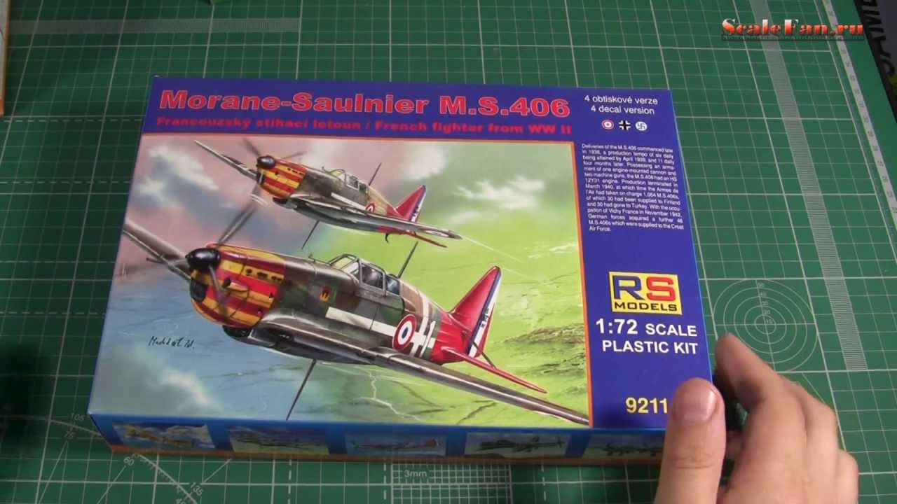 RS MODELS Morane-Saulnier M.S.406 1:72