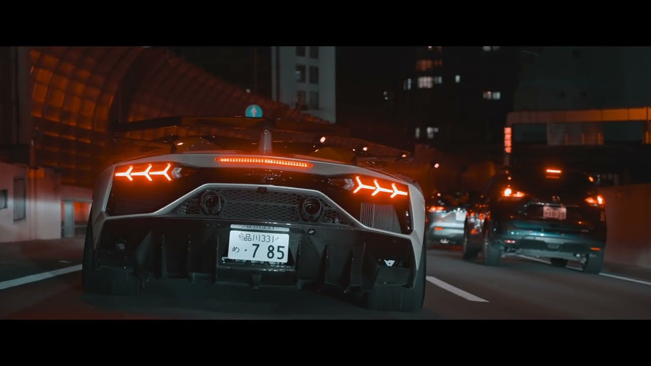 Lamborghini Aventador SVJ  | voltageexhaustTokyo night  [4K]