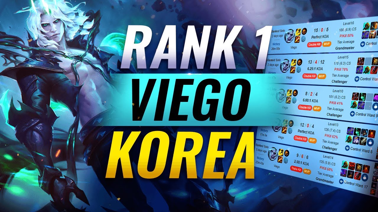 RANK 1 VIEGO IN THE WORLD: How Korea's Best Viego Carries in Challenger - League of Legends