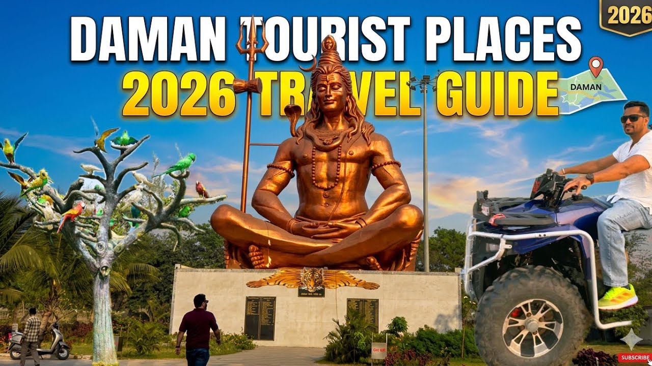 Tourist places in Daman | Daman vlog 2026 | hotel and car rental rates 2026 | moti and nani daman 