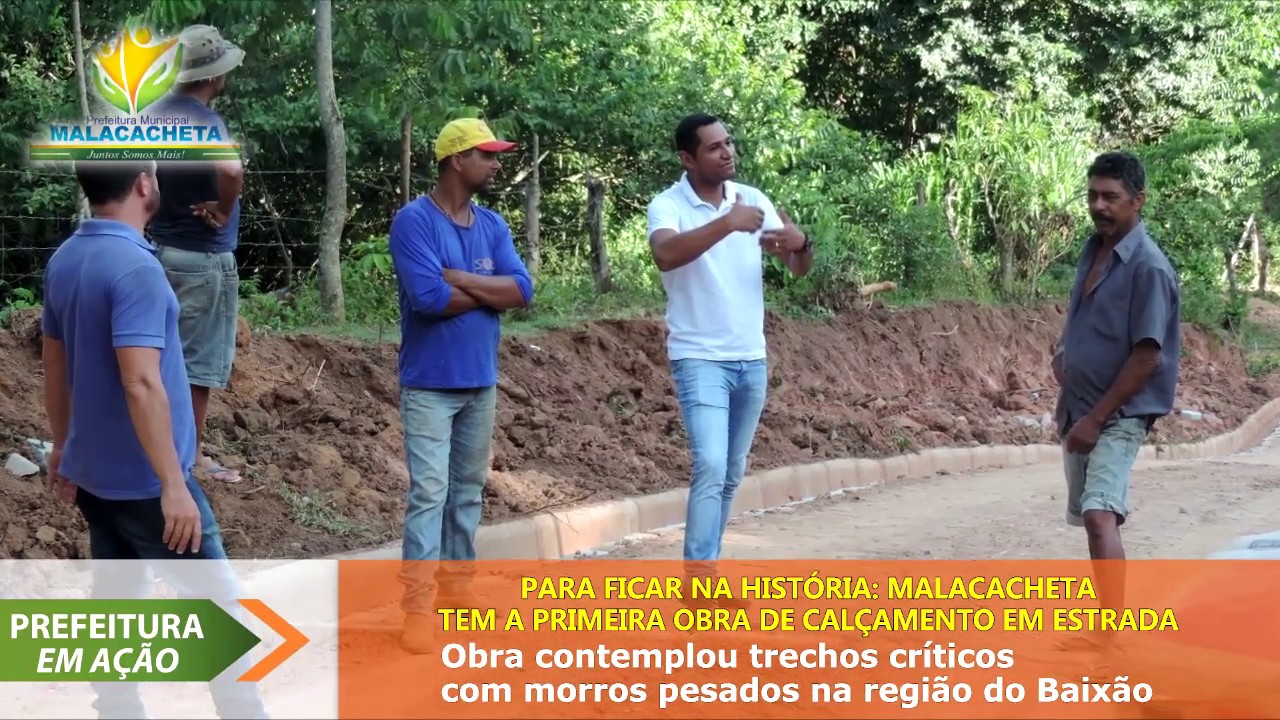 TV PREFEITURA MALACACHETA/MG - CAL&Ccedil;AMENTO EM ESTRADA VICINAL