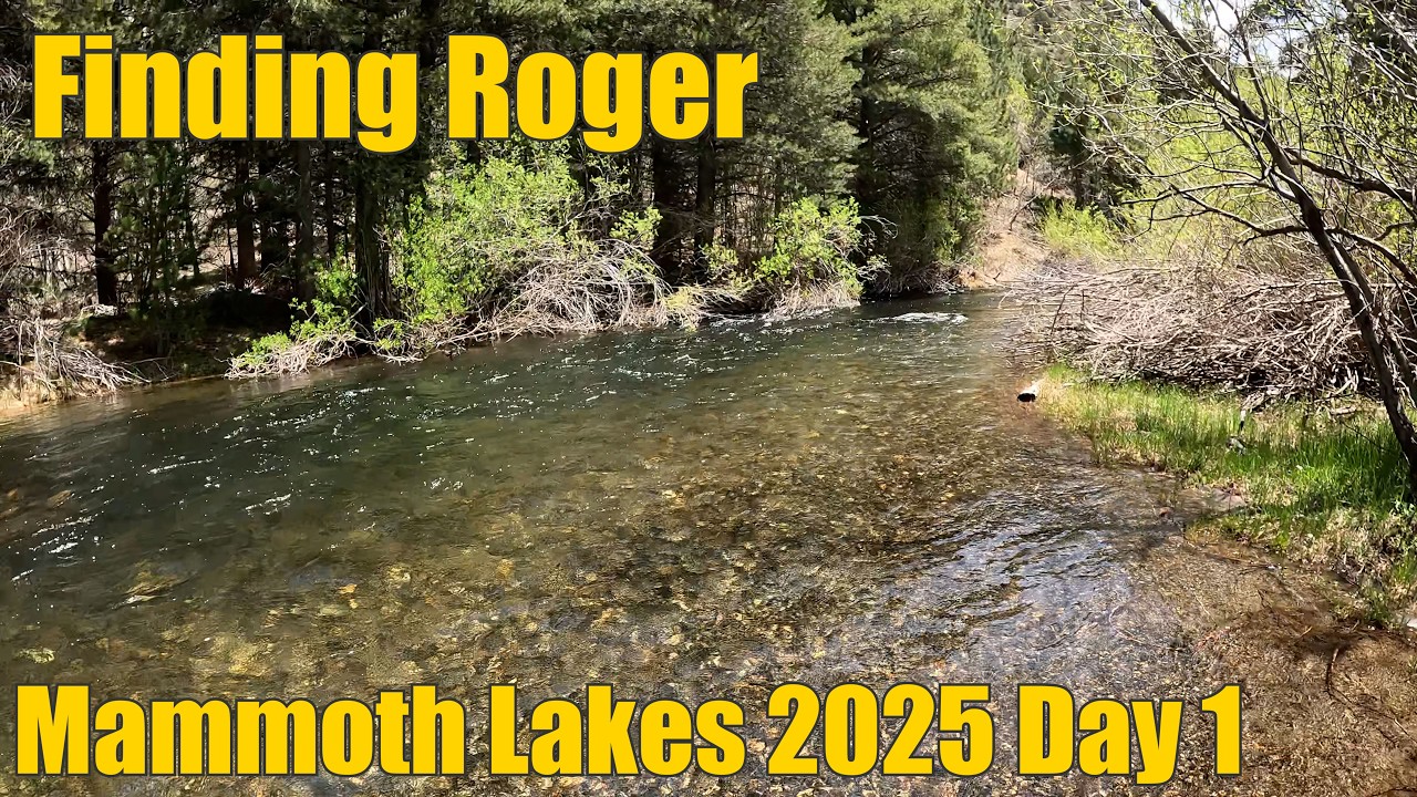 Mammoth Lakes 2025 Day 1- Fly Fishing the Eastern Sierra - Inn Fire Detour - Hot Creek Ranch