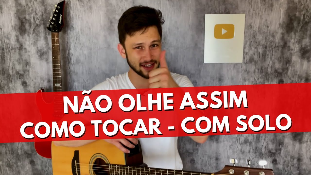 Como Tocar Não Olhe Assim (Fácil e com SOLO) Leandro e Leonardo
