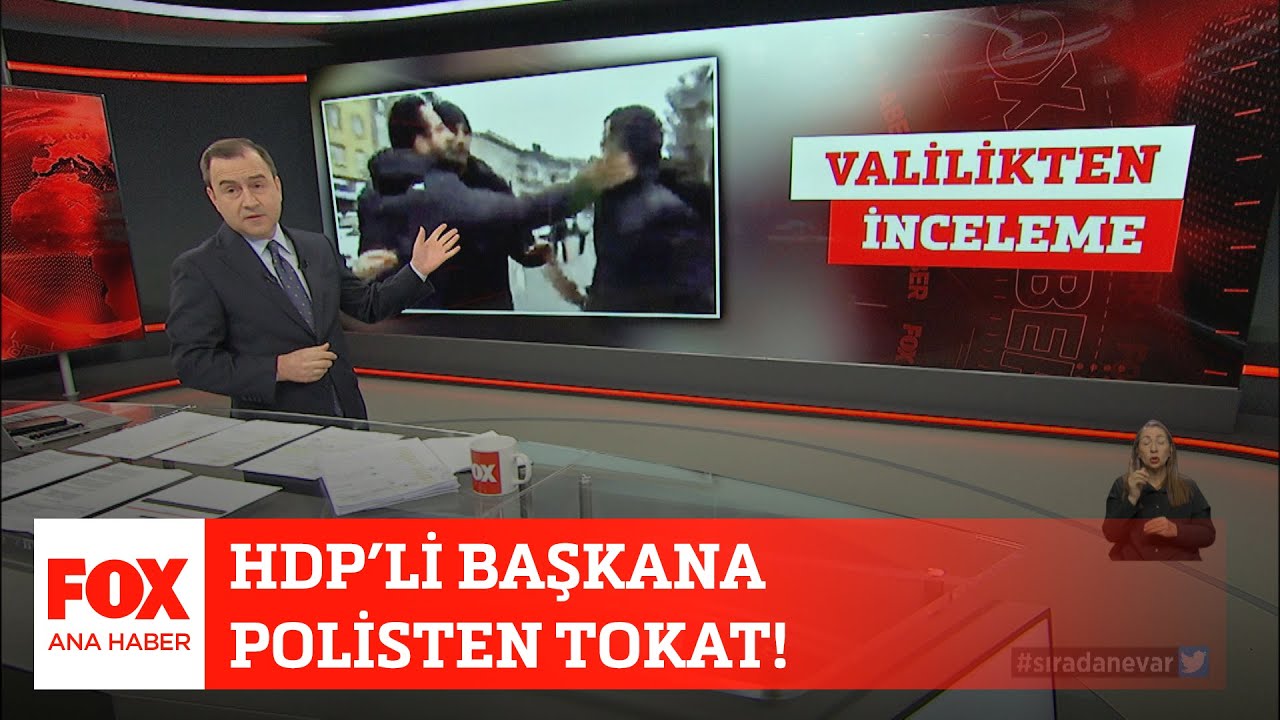 HDP’li Başkana polisten tokat! 19 Aralık 2022 Selçuk Tepeli ile FOX Ana Haber
