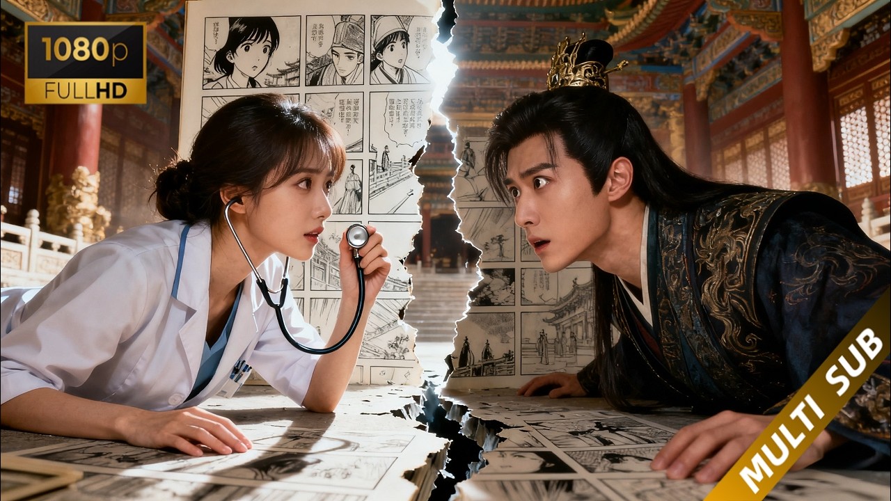 女孩穿越到漫畫中，用現代醫治治好恐女​​王爺，從此走上人生巔峰！！#短剧 #反转 #chinesedrama #误入君梦