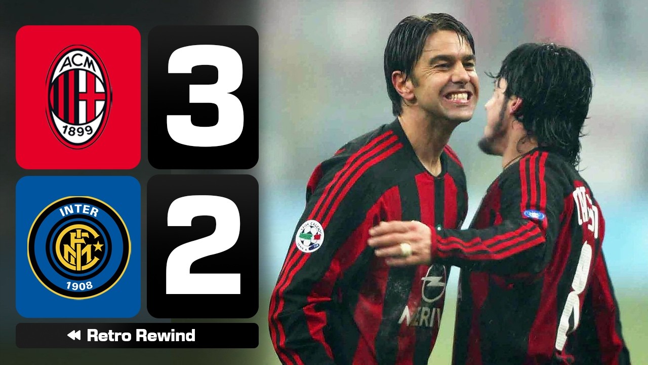 RIMONTA ADRENALINICA! SEEDORF vs ADRIANO | MILAN v INTER 03/04