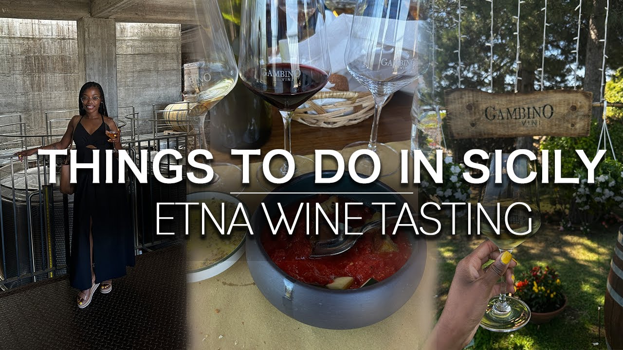 We Visited a Winery on a Volcano! | Gambino Winery and Vineyard Sicily, Italy