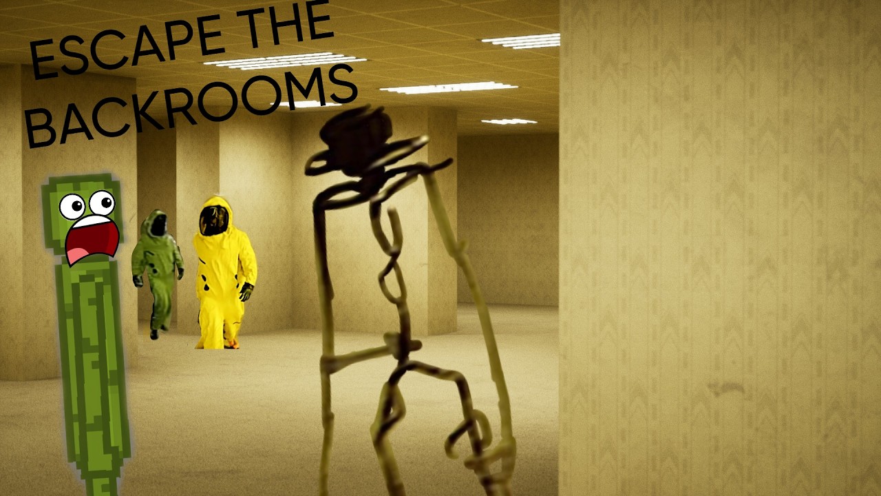 BU YARATIKLAR BANA SALDIRIDI (ESCAPE THE BACKROOMS) 1.BÖLÜM