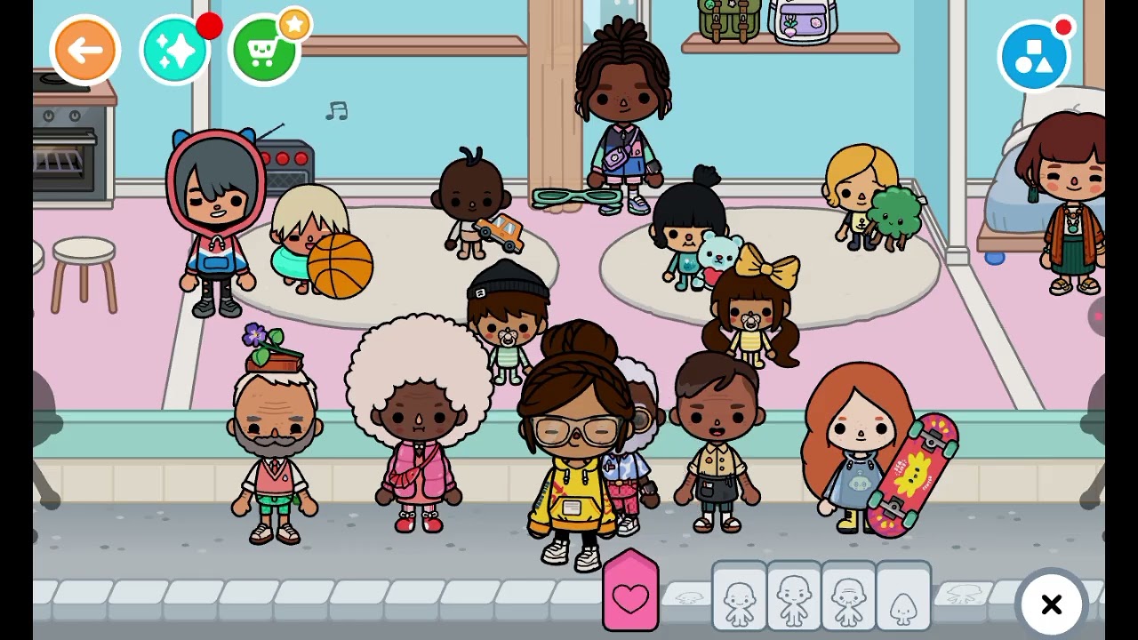 Toca boca roleplay but morning to night routine 