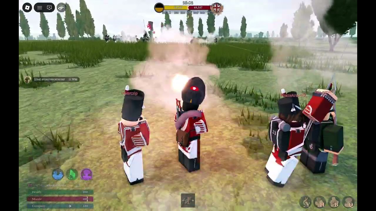 1st Brigade vs Hungary + LLL roblox napoleonic wars EU Armywide