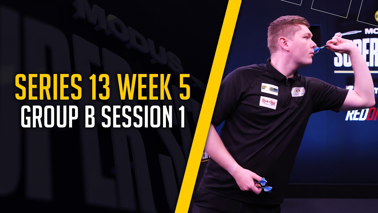 GROUP B BEGINS!!!🎯 🤩 | Live Darts |  Series 13 Week 5 | Group B Session 1