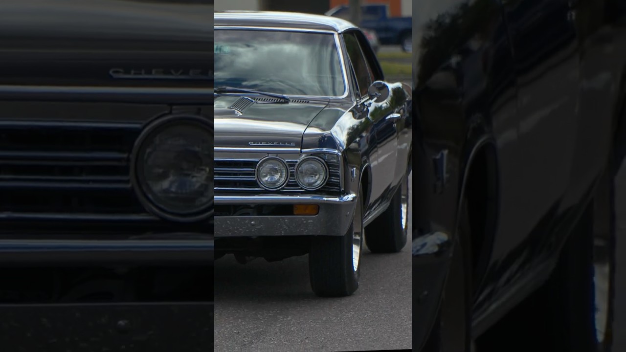 1967 Chevrolet Chevelle SS 396 Classic Muscle Car Engine Exhaust Sound Drive By