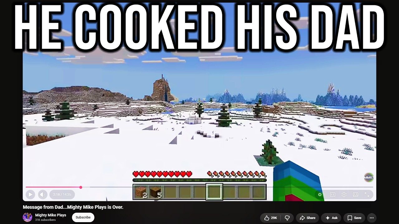 Kanał Minecraft tego dzieciaka kosztował jego tatę 118 000 dolar&oacute;w