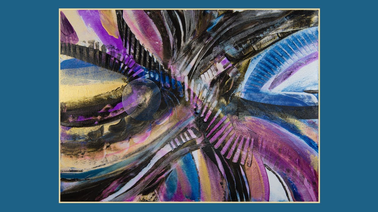 #10,233 Spatula Magic Fluid Acrylics Painting 12.06.2025 Mark making art