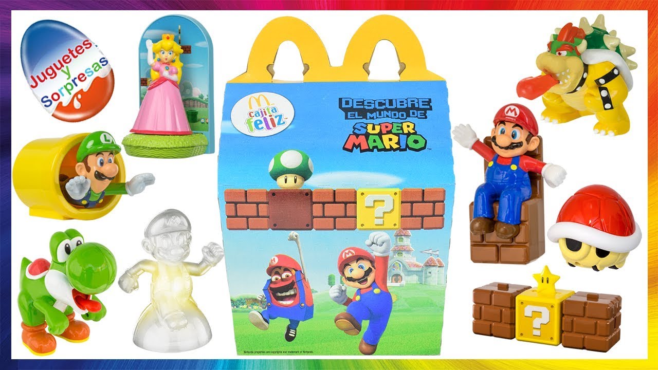 Super Mario en la Cajita Feliz  Mc Donalds Colección Completa Noviembre 2017  | JuguetesYSorpresas