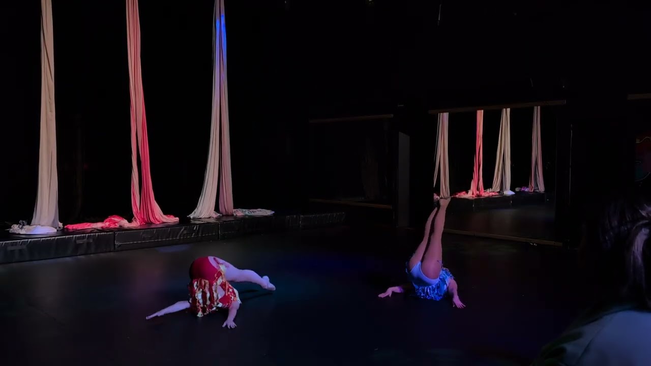 Duo tumbling fire and water