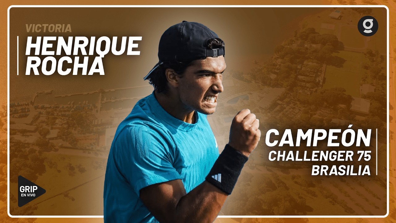 🏆 HENRIQUE ROCHA es CAMPEÓN del Challenger 75 de BRASILIA