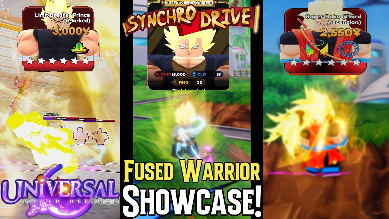 Демонстрация Synchro Drive Fused Warrior (VEGITO)! | UTDX | Универсальная защита башни