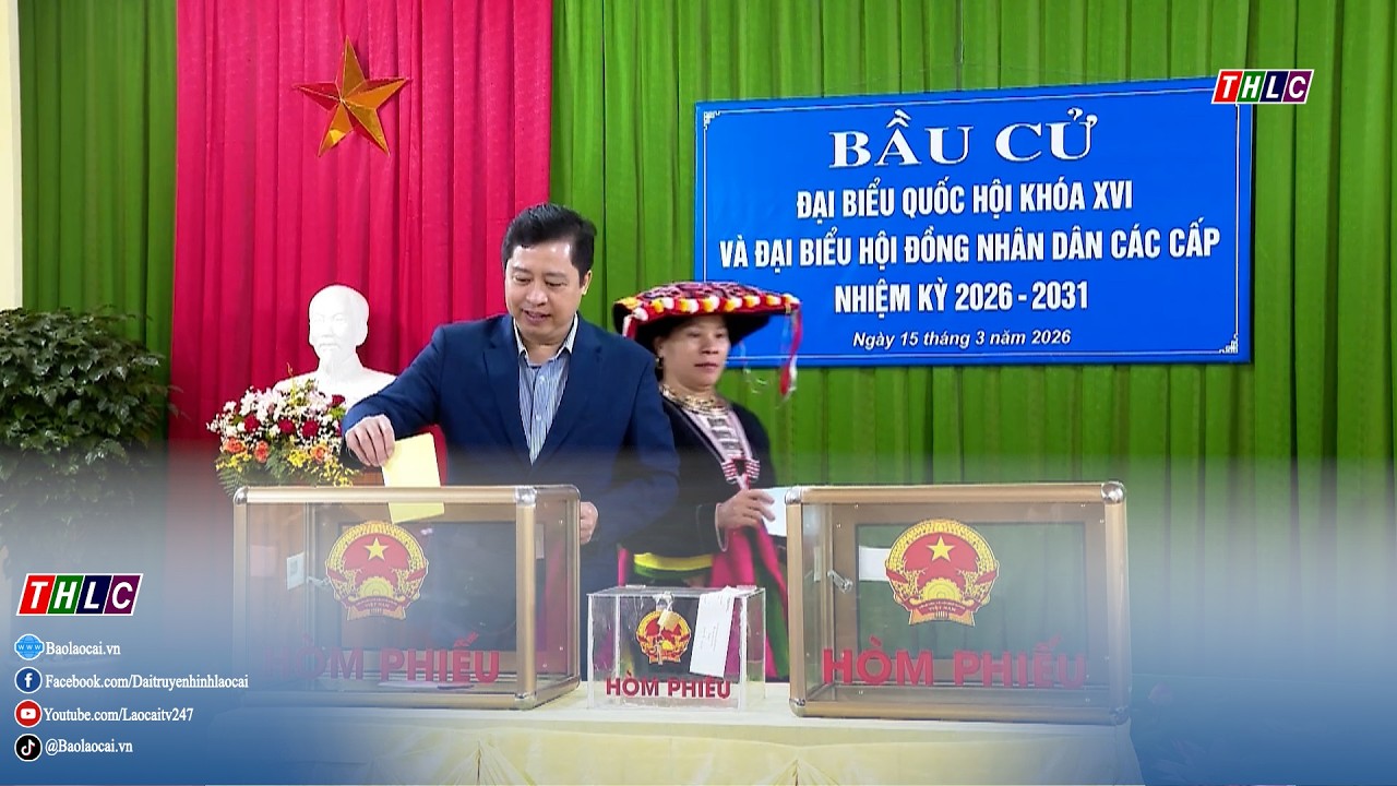 Các đồng chí lãnh đạo tỉnh dự khai mạc và bỏ phiếu tại các đơn vị bầu cử | THLC
