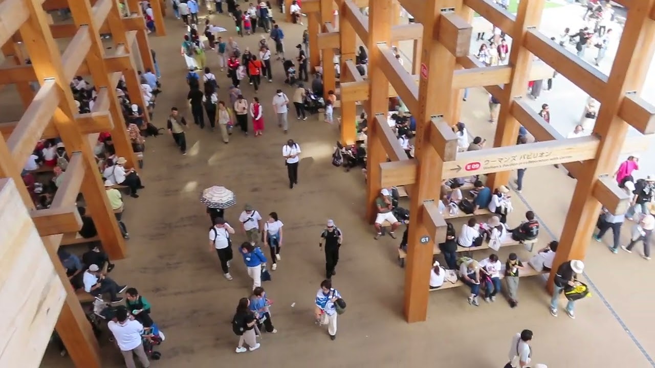 #expo2025 Final day Expo. Melihat jalan dari The Grand Ring 13 Okt 2025