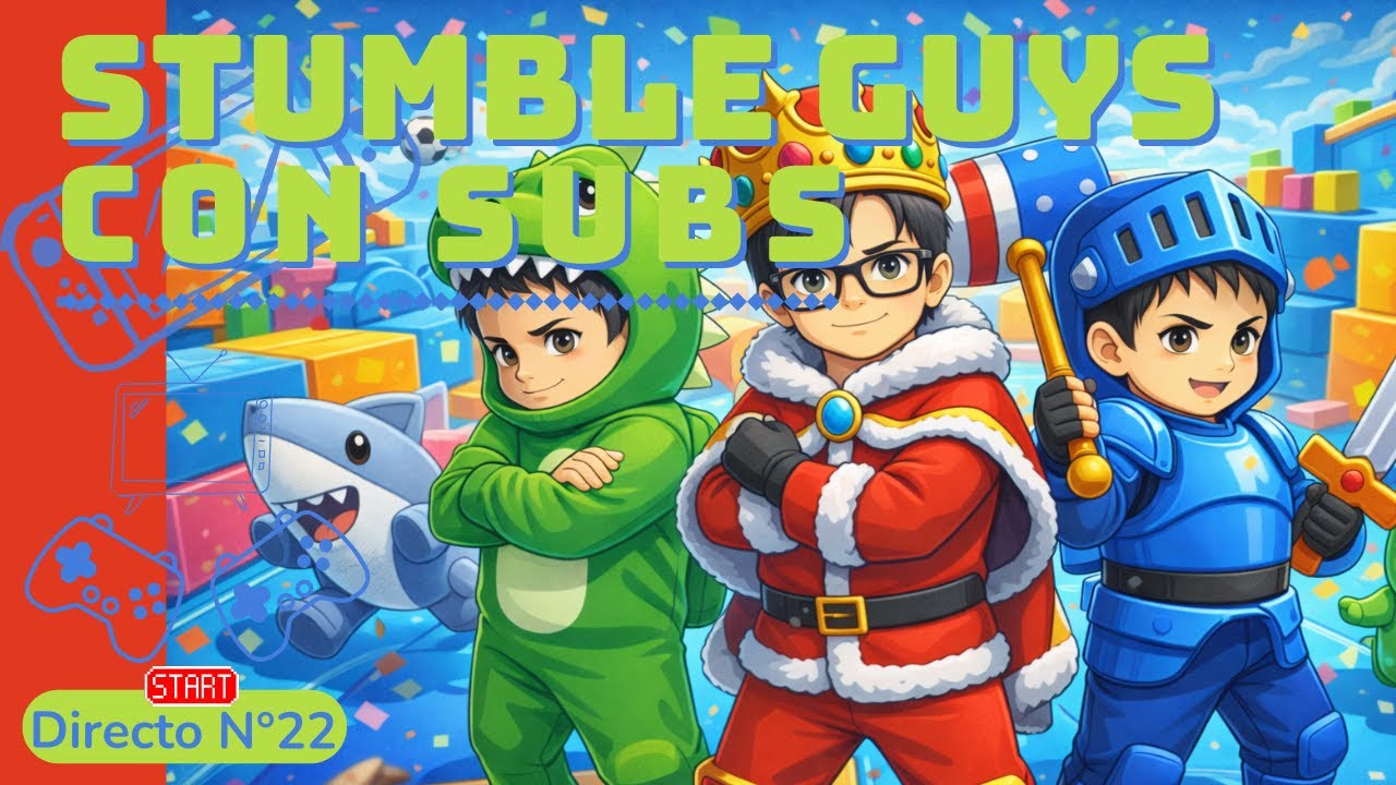 🔴EN VIVO: STUMBLE GUYS CON SUBS🎮 | NINTENPLAYS VS. SUBS | DIVERSIÓN GAMER