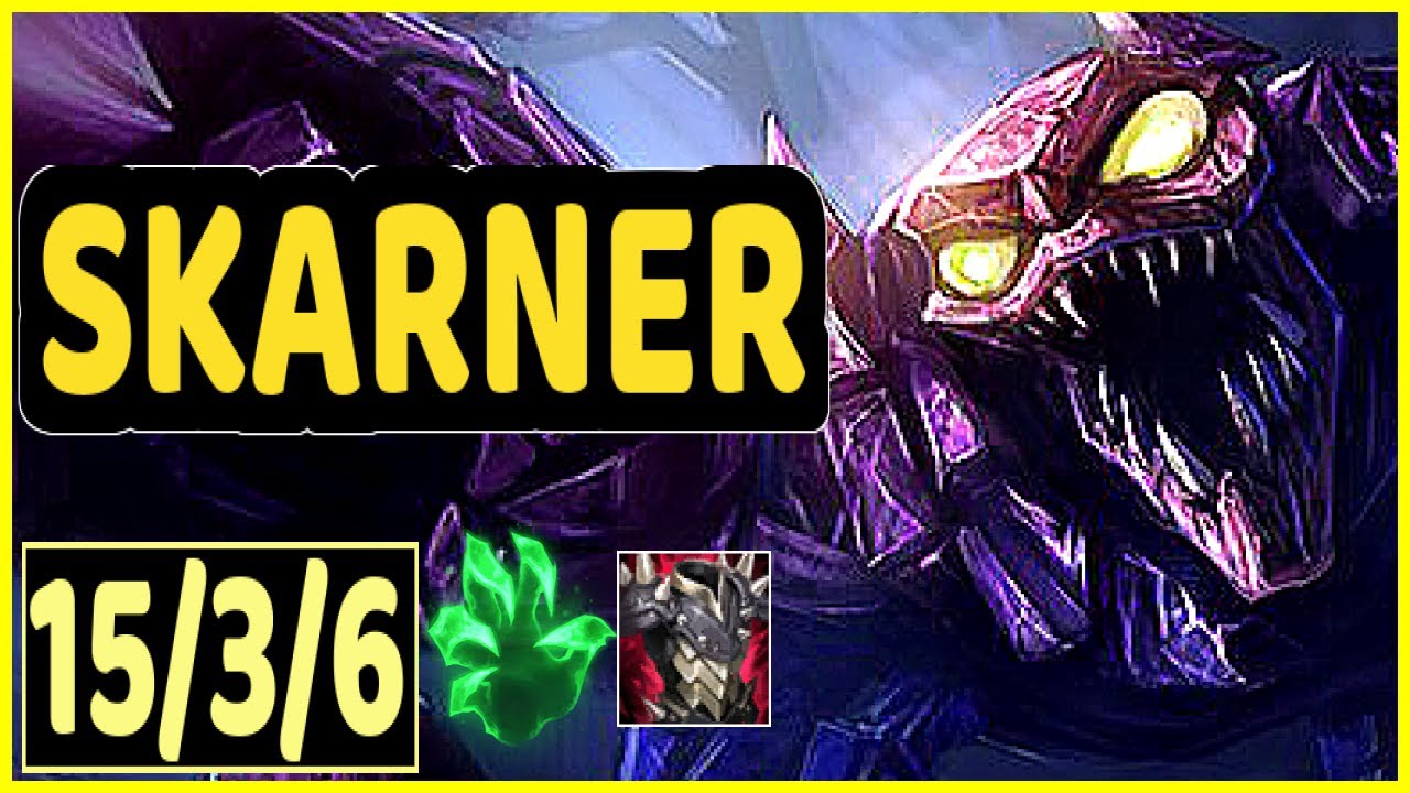 SKARNER VS LEE SIN - 15/3/6 KDA JUNGLE GAMEPLAY MASTER I
