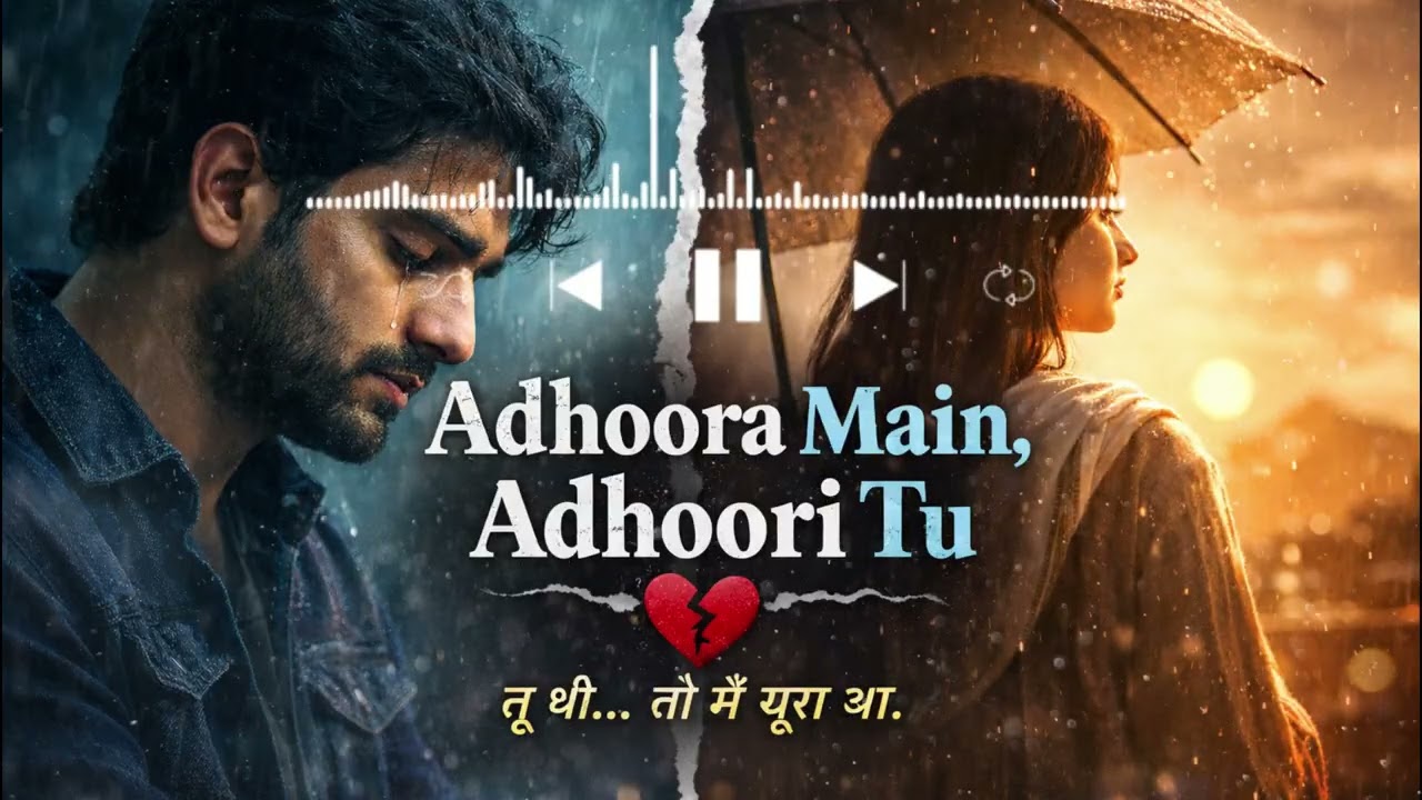 Adhoora Main, Adhoori Tu 💔 | Heart Touching Sad Song | Broken Love Story | Emotional Hindi Song 2026